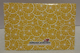 Citrus Themed "Thank You" Note Card With Envelope 4.125" x 6.125"